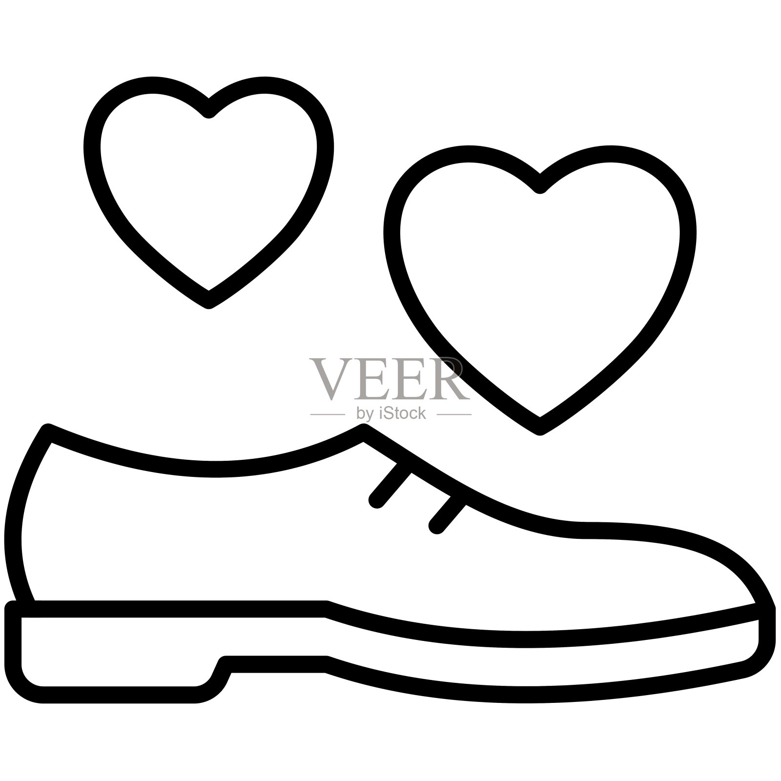 婚礼大纲图标包插画图片素材