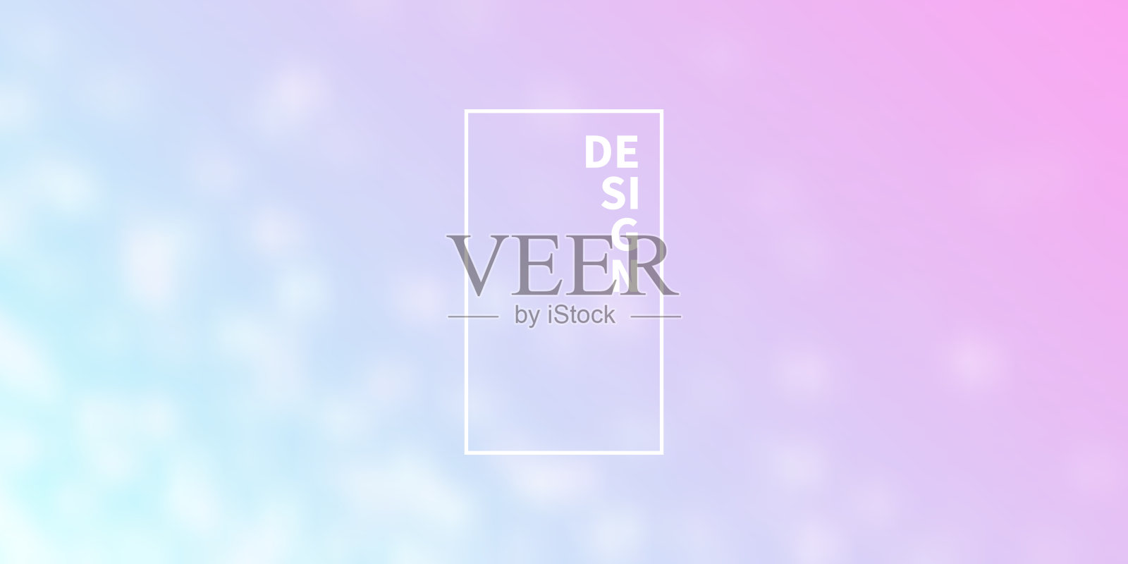 粉红色的抽象背景与模糊的光点插画图片素材