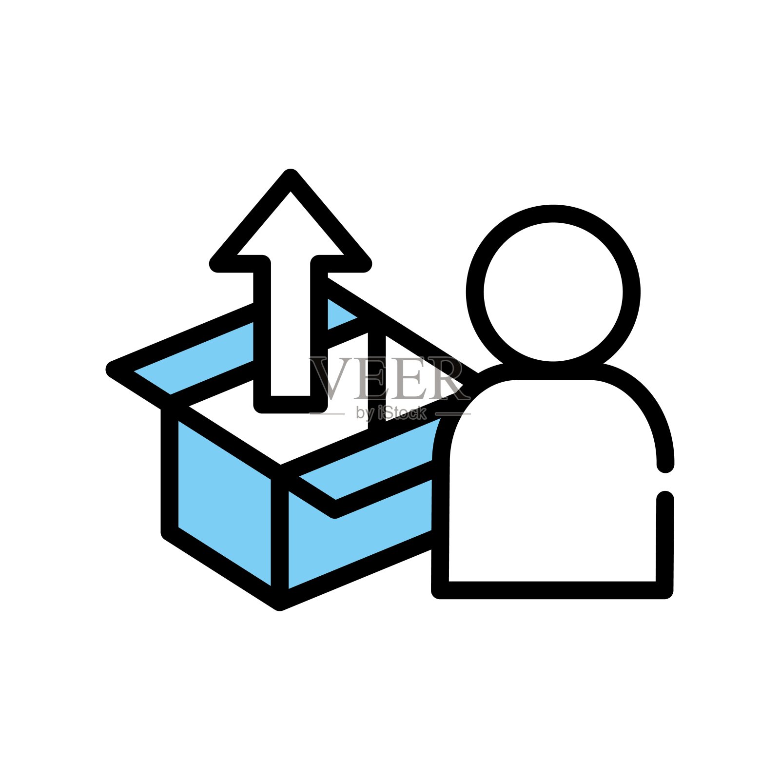 简单易用的图标插图邮购等。插画图片素材