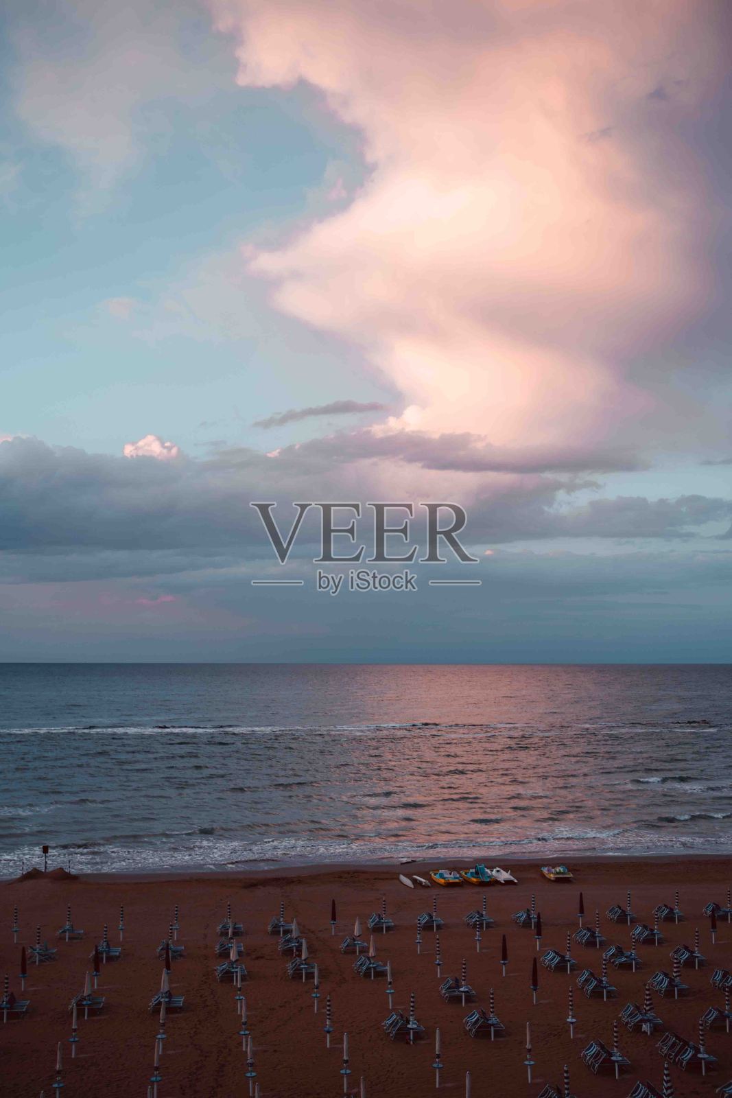 意大利亚得里亚海海滨照片摄影图片