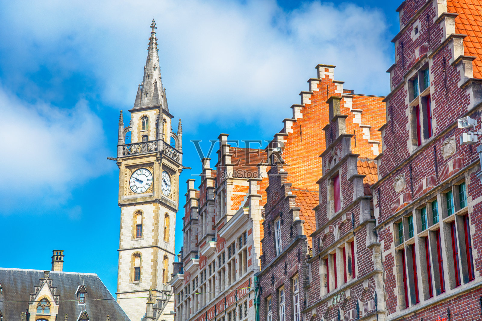 根特的钟楼照片摄影图片