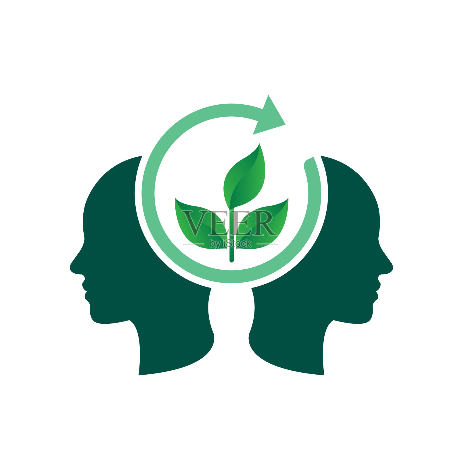 生态友好的插画图片素材