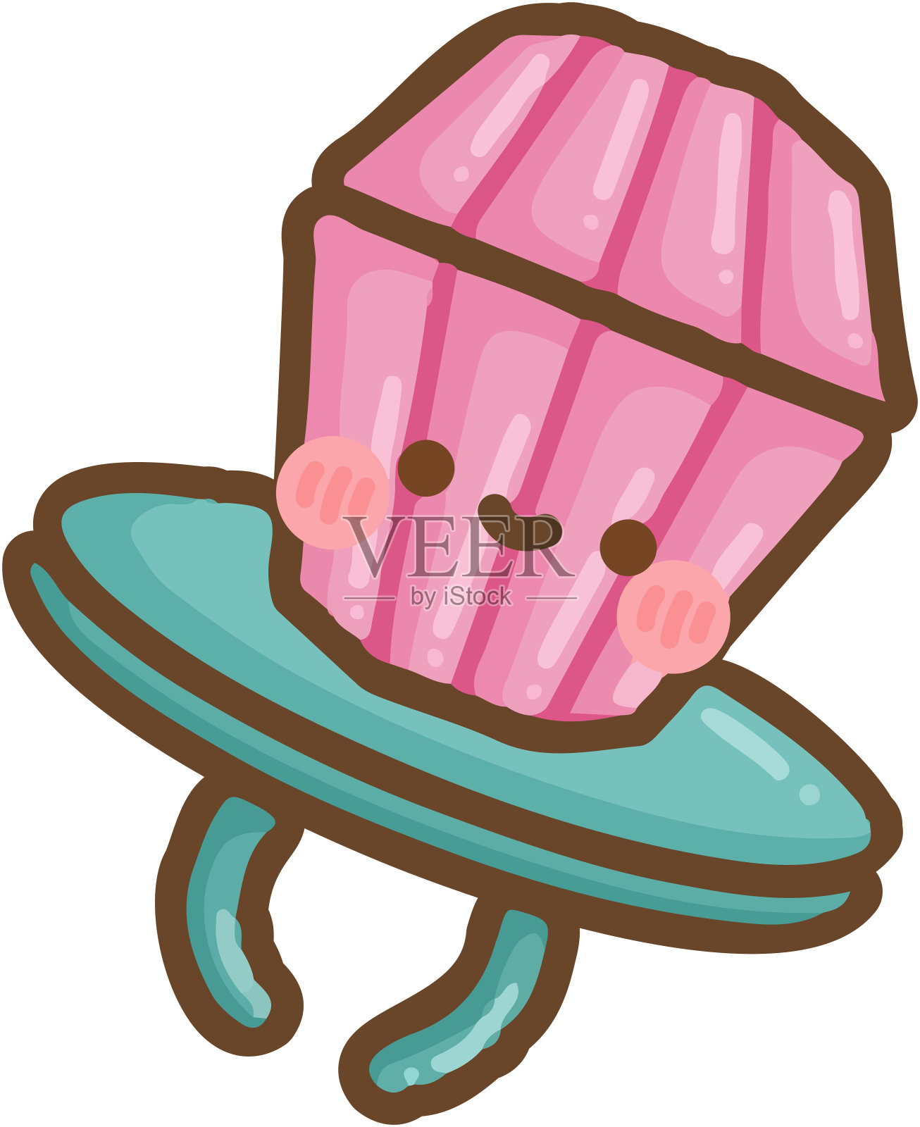 环形糖果的矢量插画图片素材