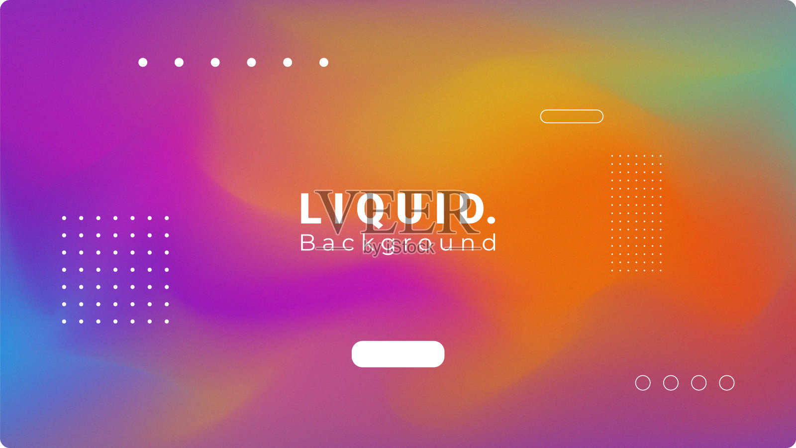 摘要彩色全息模糊颗粒渐变背景与几何形状元素设计。用于登陆页,书籍封面,小册子,传单,杂志,任何品牌,横幅,标题,演示文稿等。插画图片素材