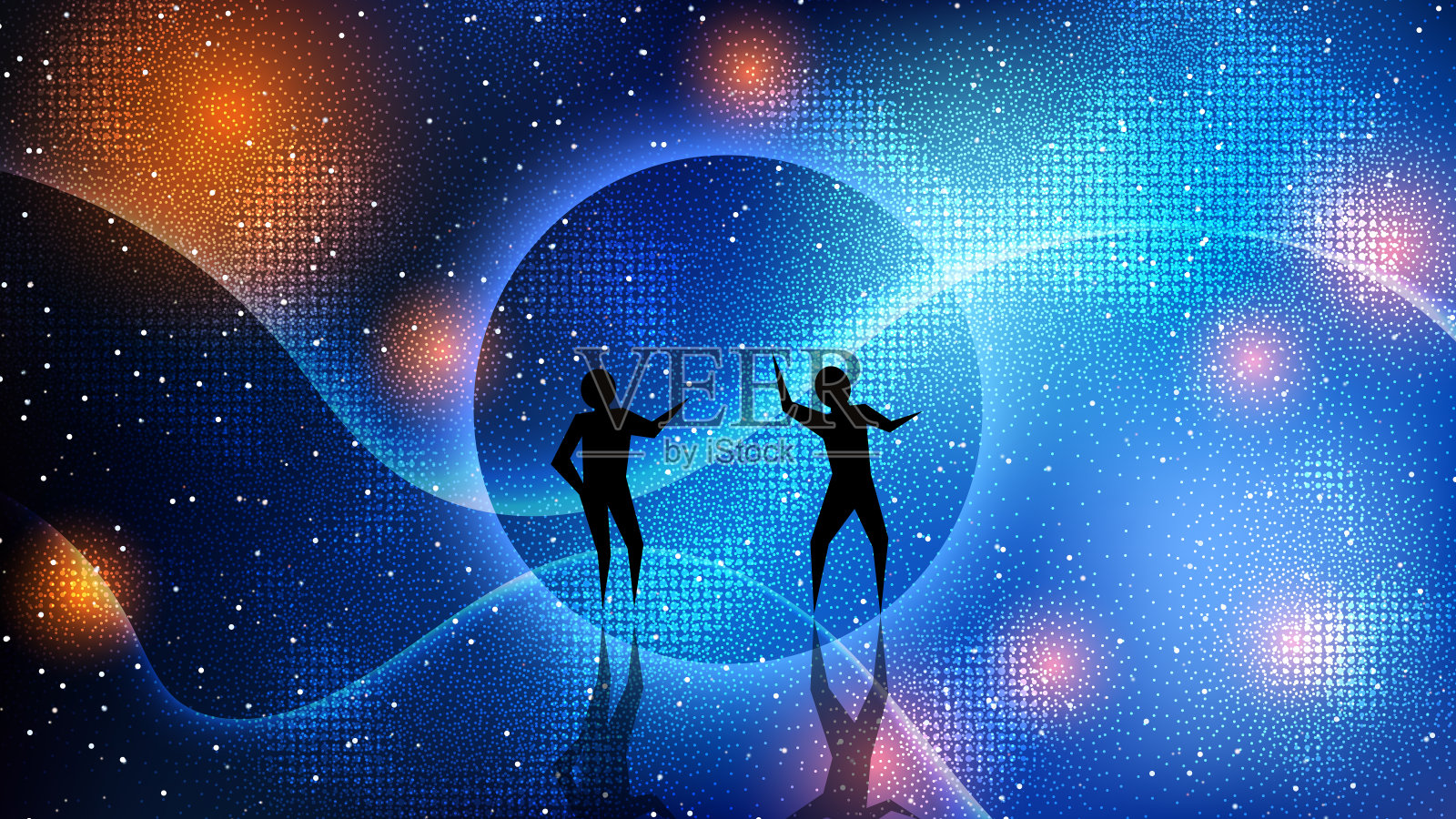 抽象动态风格矢量背景插画图片素材