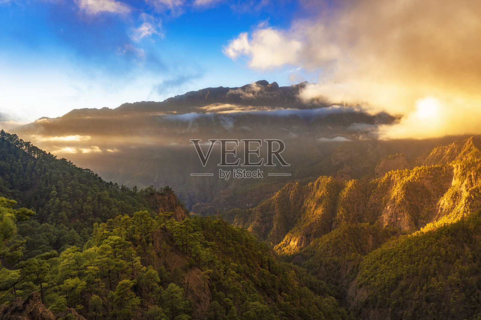西班牙拉帕尔马加那利岛的风景照片摄影图片
