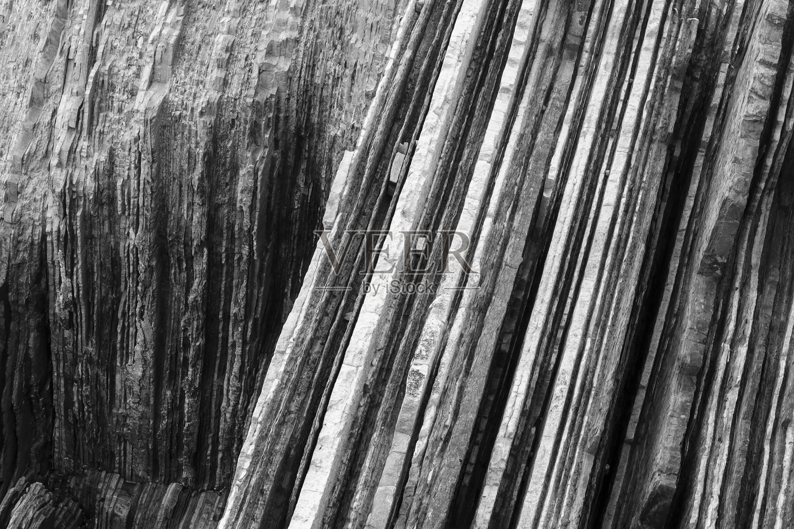 巴斯克地区的弗莱施地层照片摄影图片