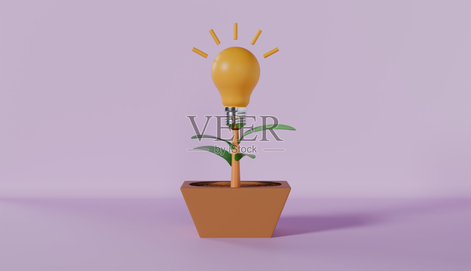 生态友好的春天重生概念,从花盆中迸发出能量照片摄影图片