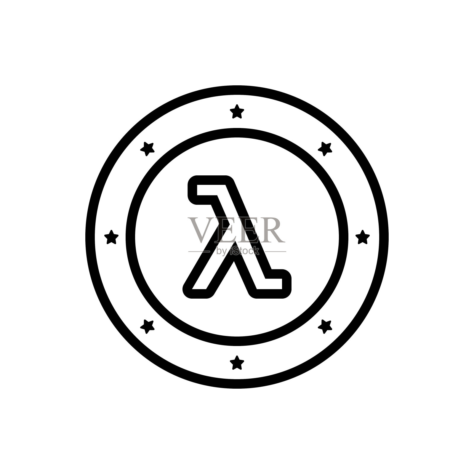 伽马信号插画图片素材