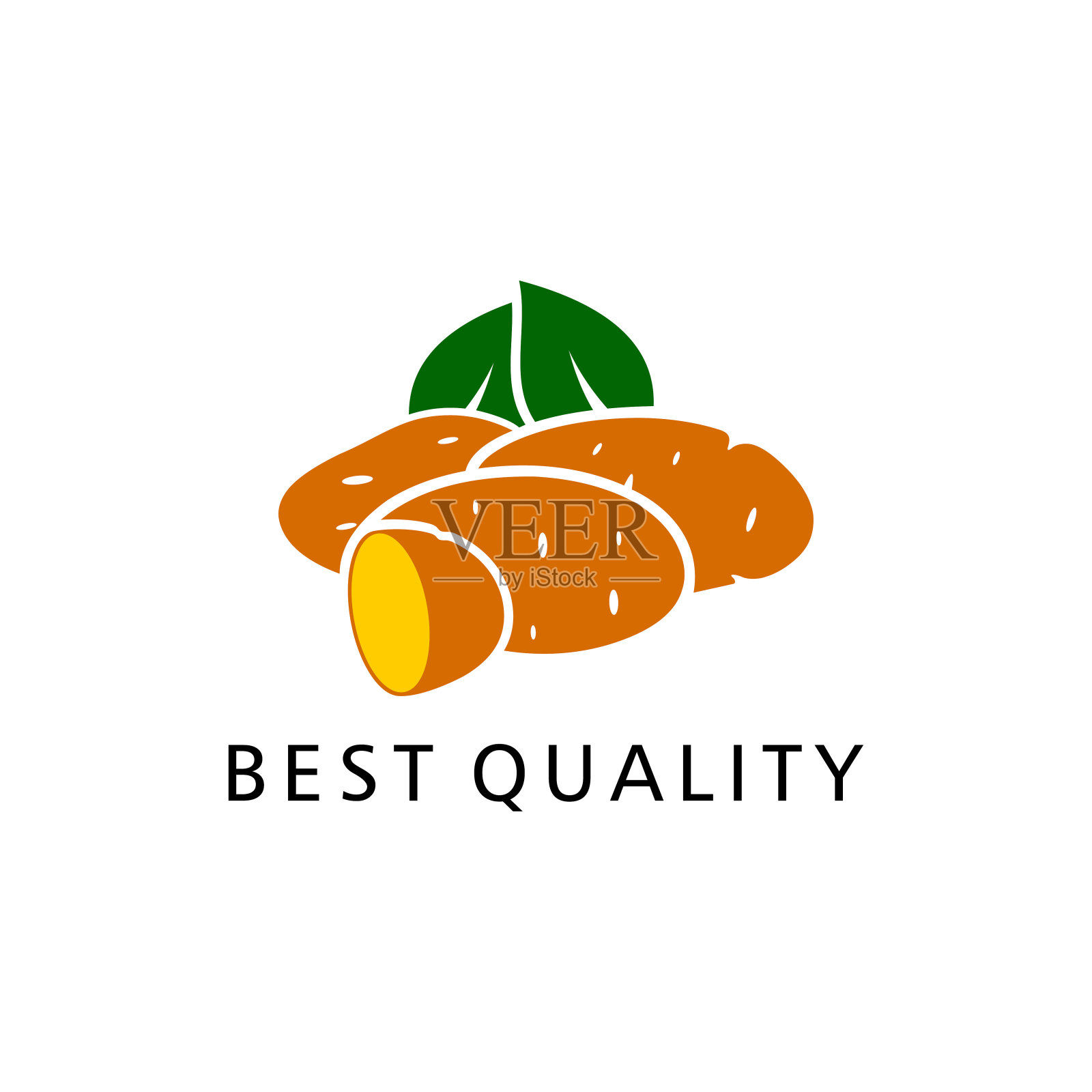 蔬菜标志符号矢量插图设计插画图片素材