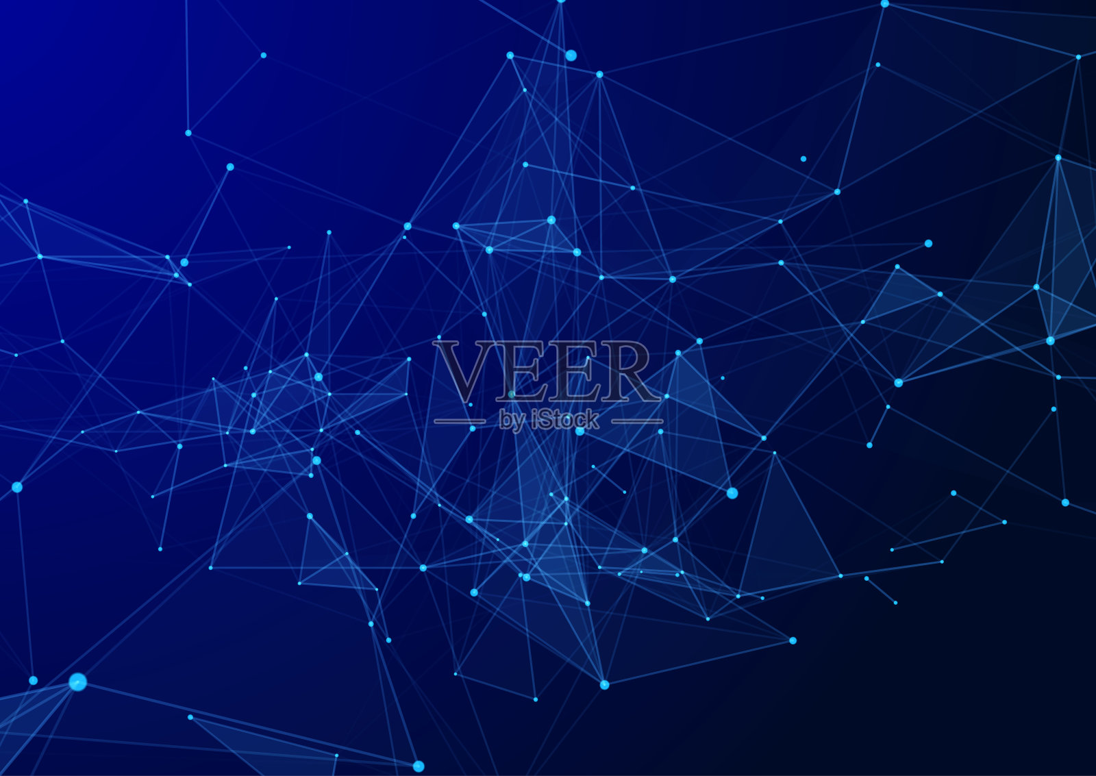 技术背景与低多丛设计插画图片素材