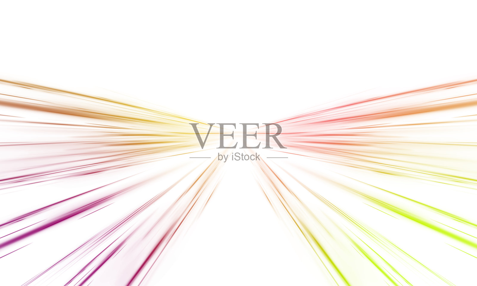 长时间曝光高速公路的速度。插画图片素材