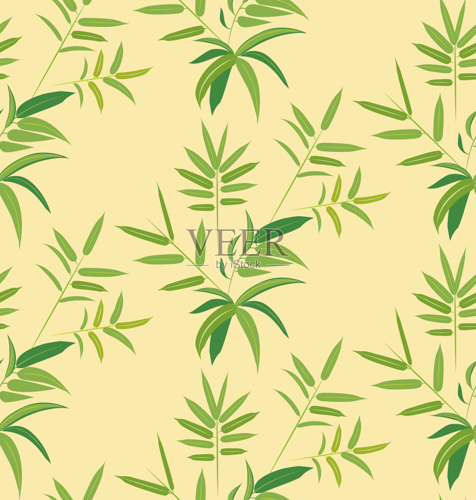 青竹叶插画图片素材