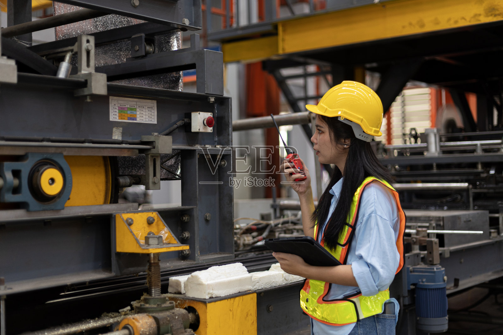 女起重机操作员照片摄影图片