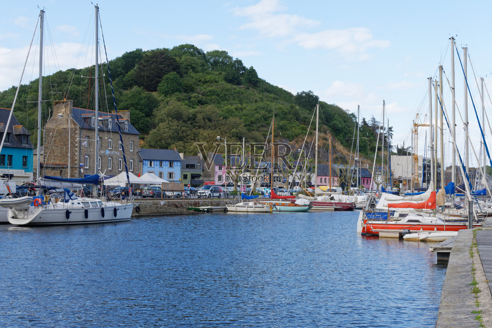 巴黎港照片摄影图片