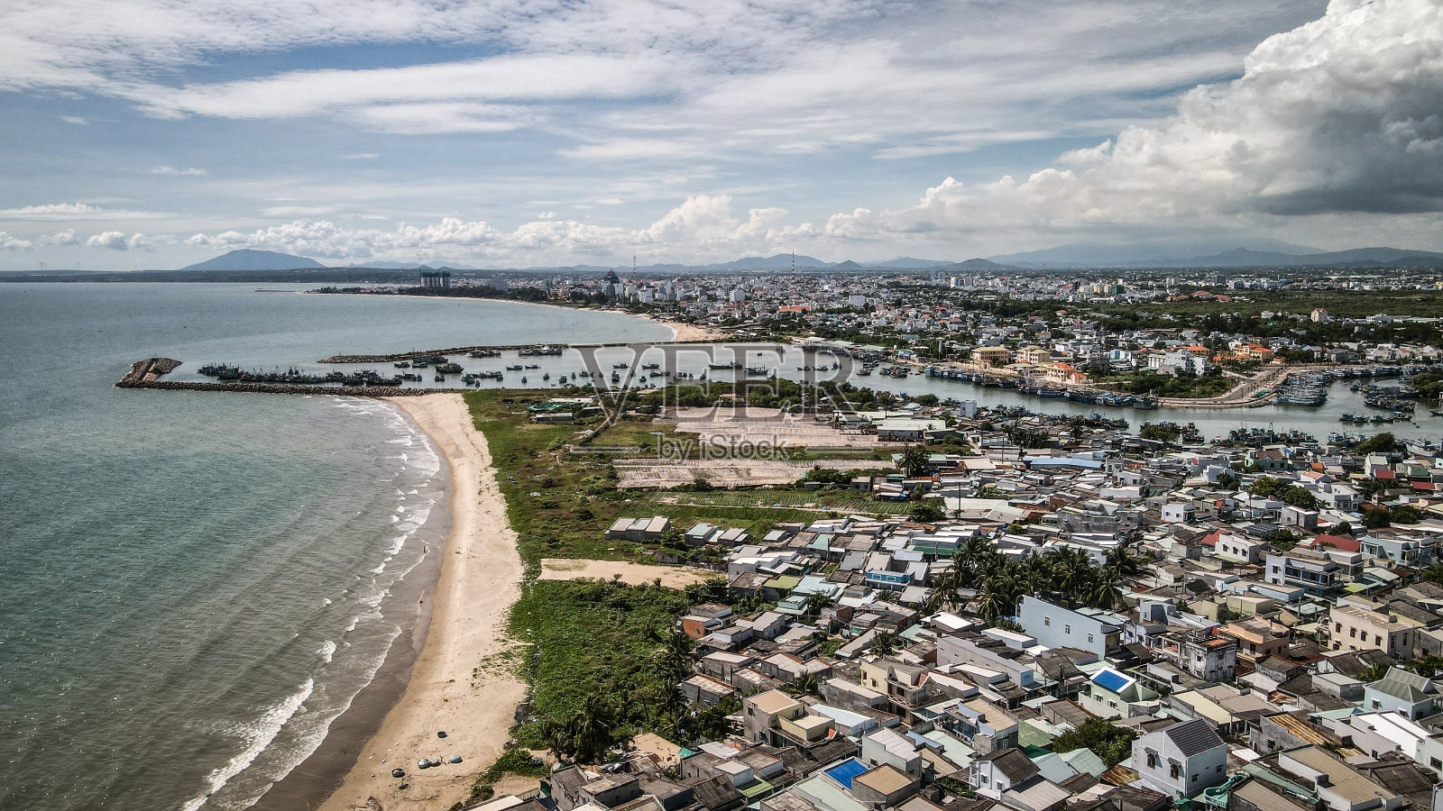 越南潘登鸟瞰图照片摄影图片