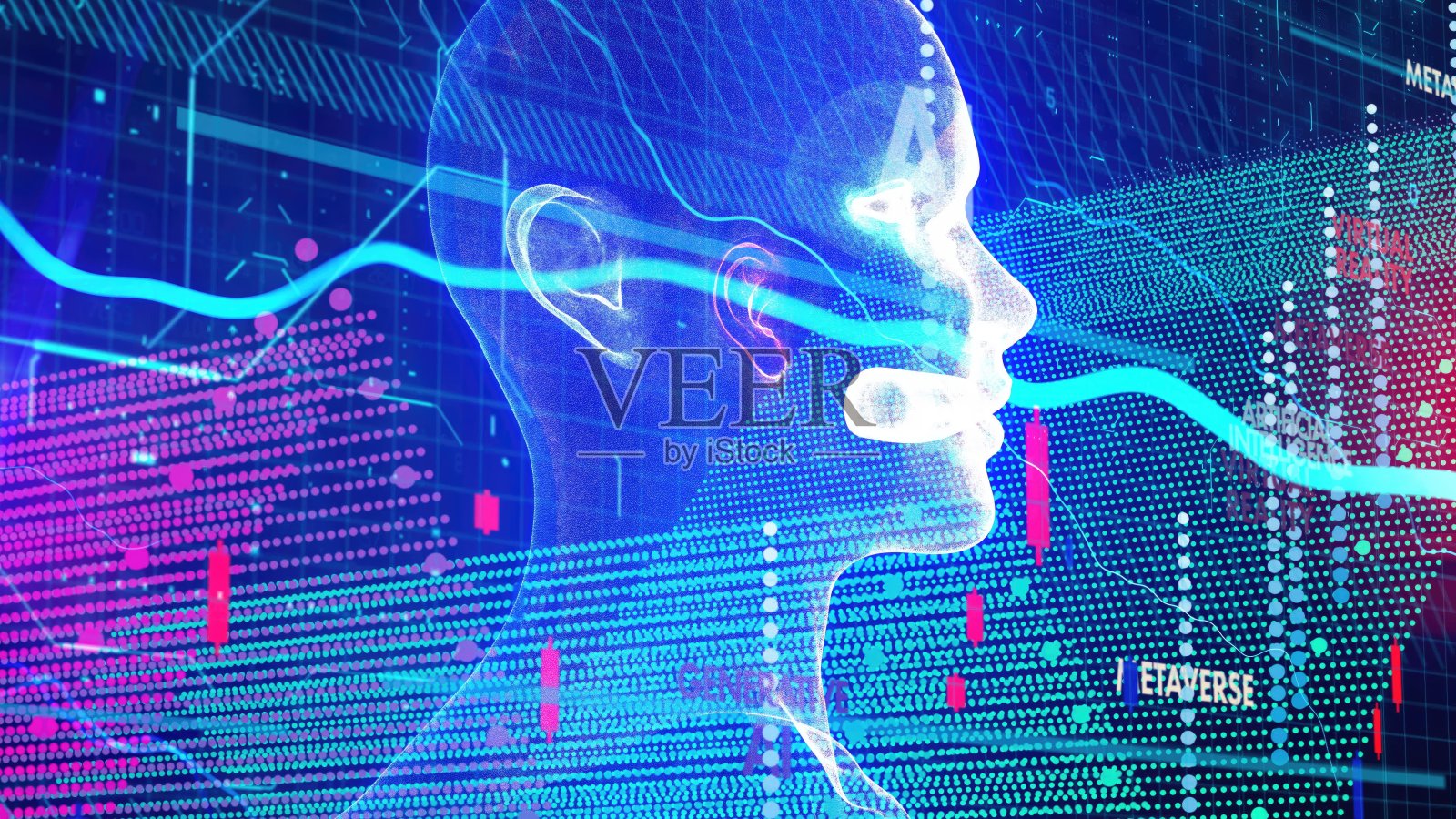 人形的抽象肖像。照片摄影图片