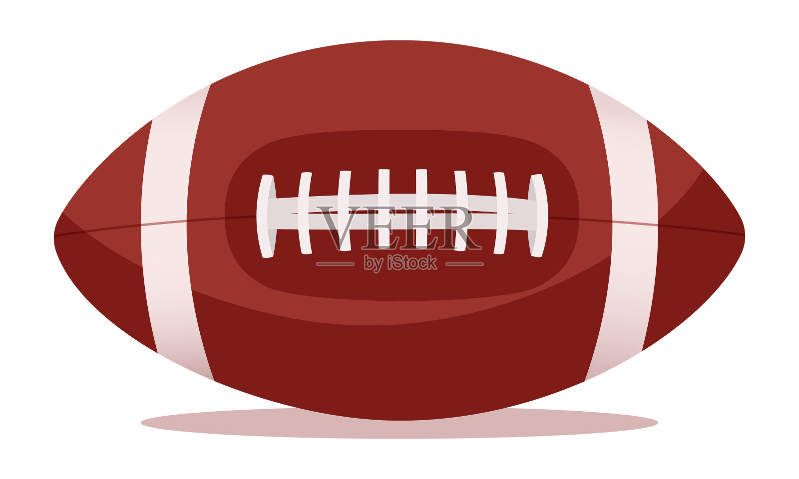 皮球。矢量平面剪贴画隔离在白色背景上。插画图片素材