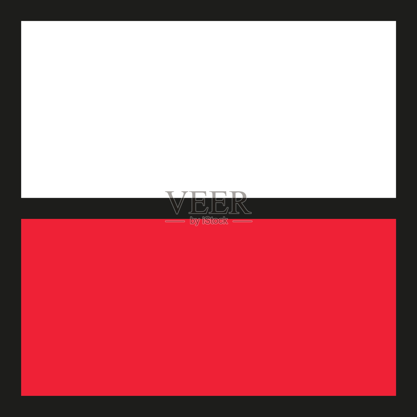 波兰国旗图标插画图片素材