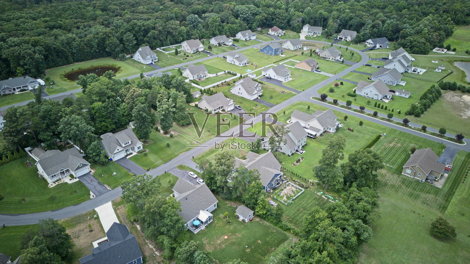 乡村发展航拍照片摄影图片