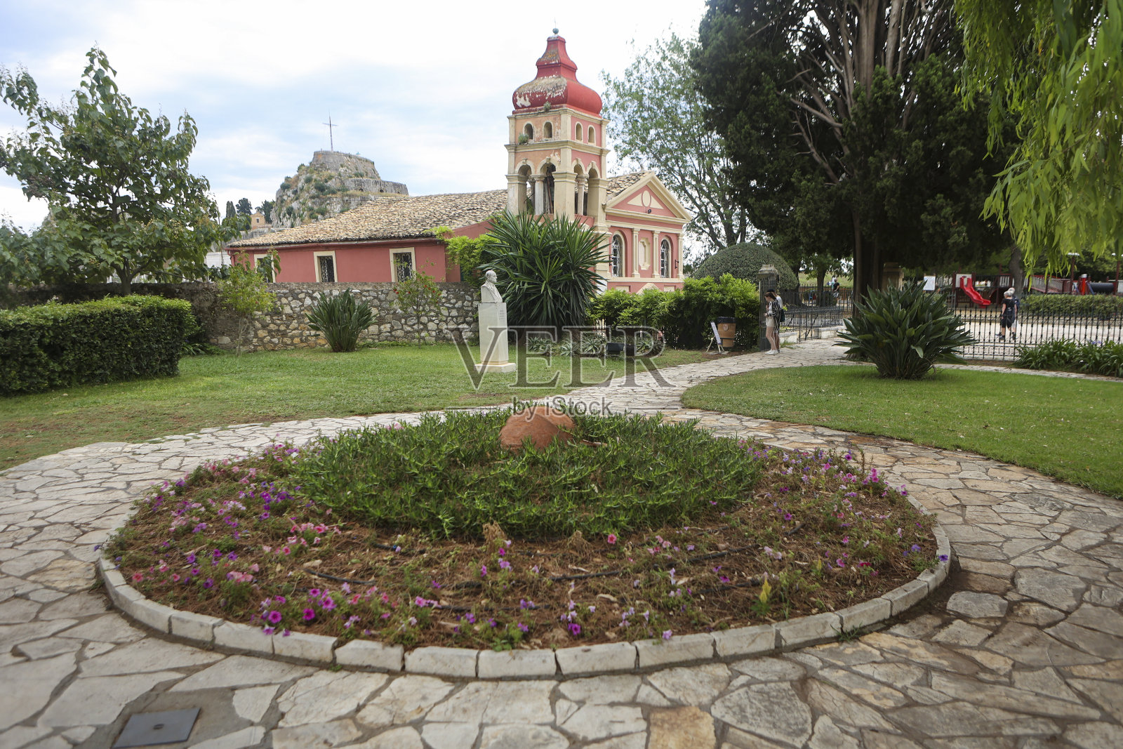 科孚岛的人民公园照片摄影图片