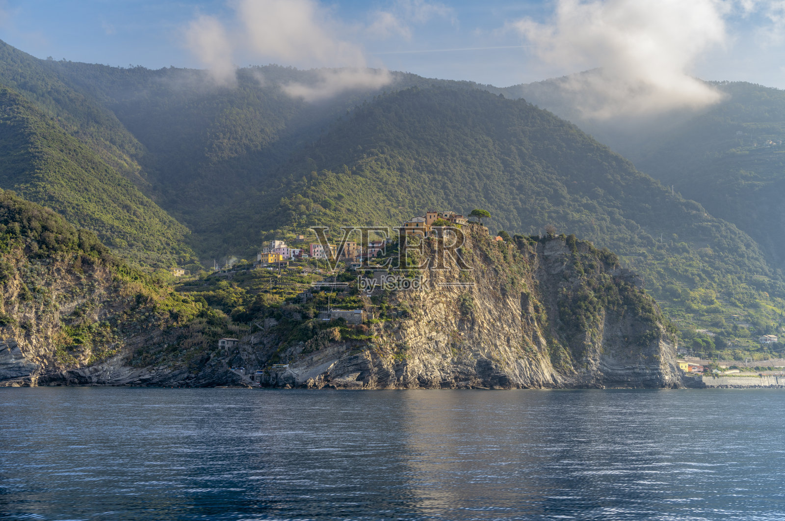 五渔村的康尼格利亚照片摄影图片
