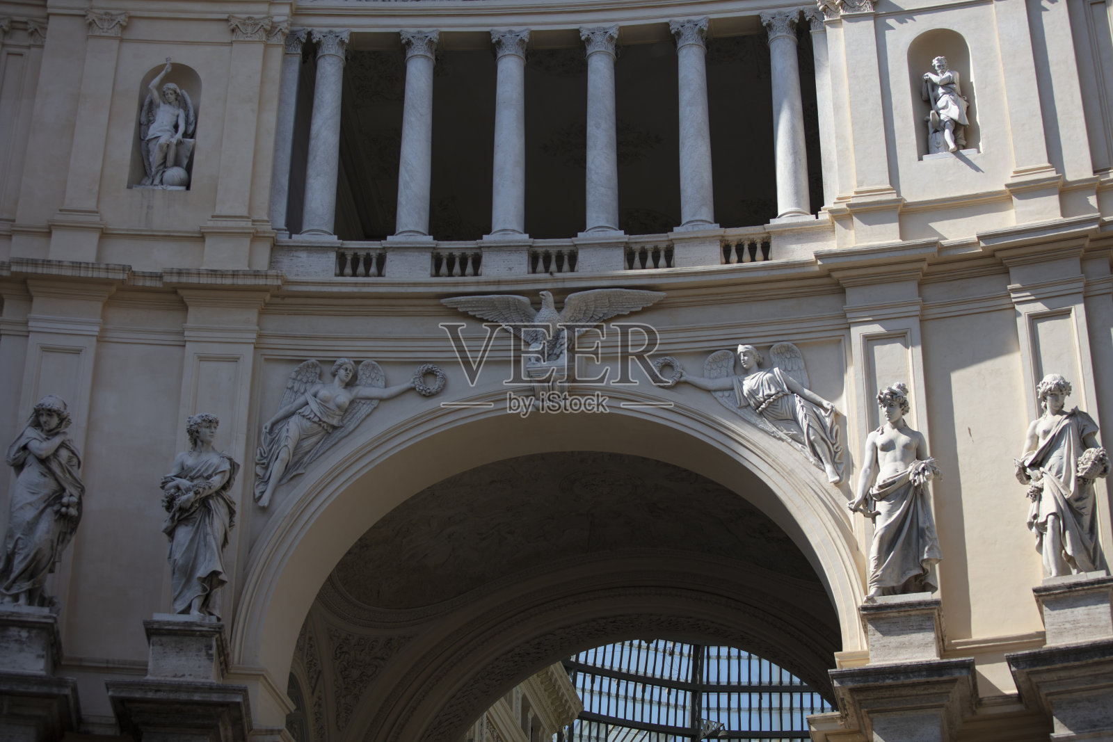 翁贝托一世画廊,那不勒斯照片摄影图片