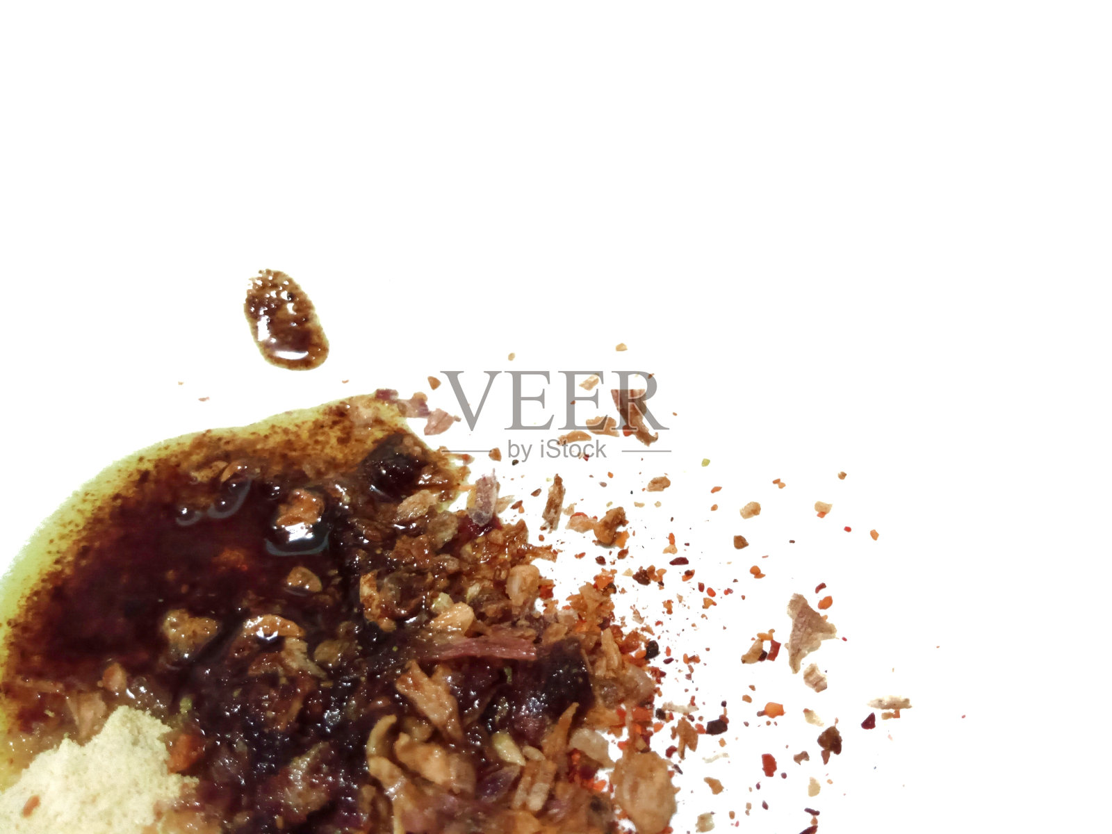 方便面调味白底照片摄影图片