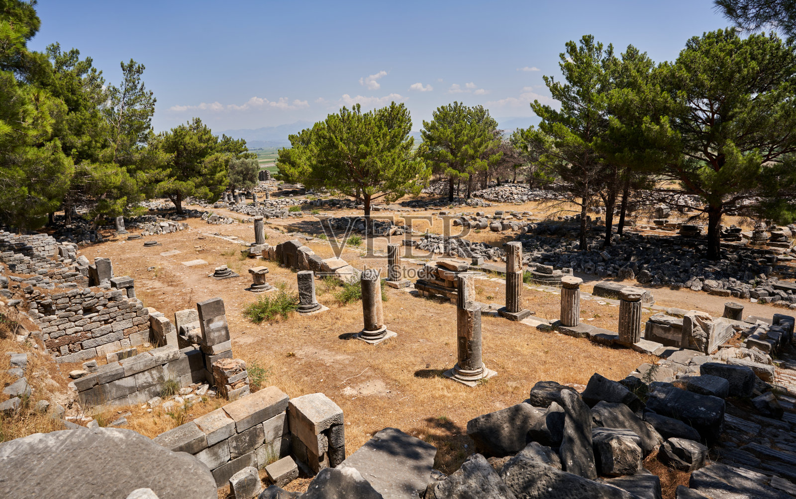 Priene考古遗址,Didim Aydin照片摄影图片