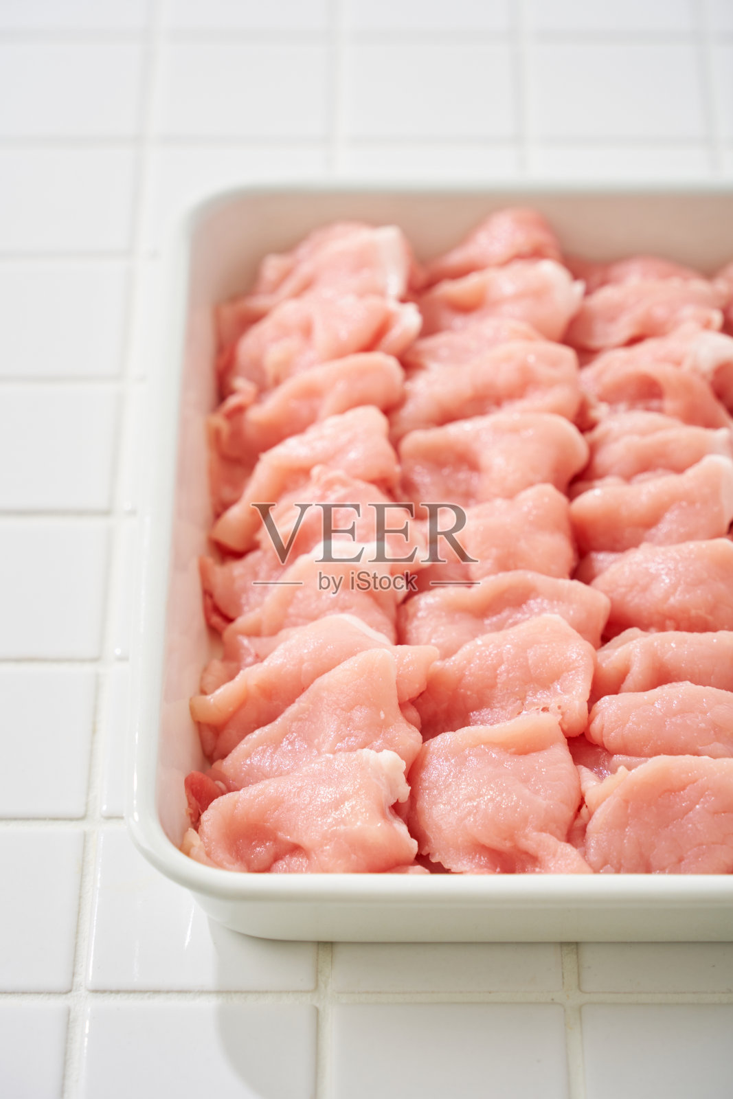 生瘦肉(涮锅)照片摄影图片