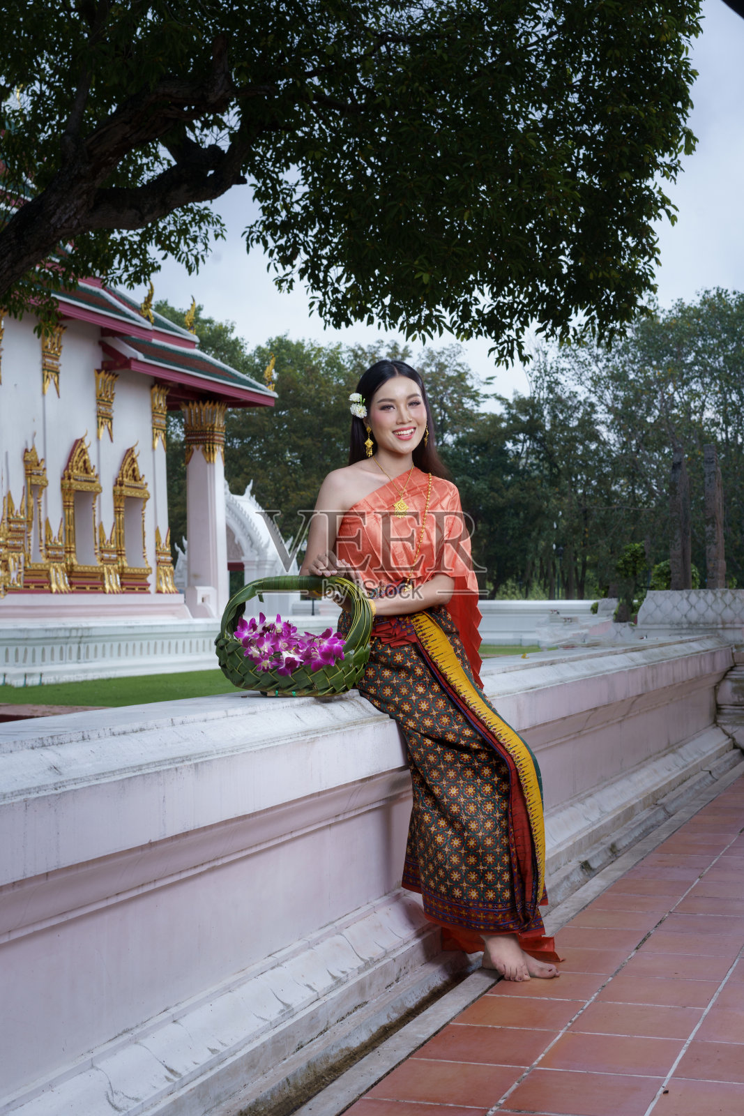 泰国传统文化户外写真照片摄影图片