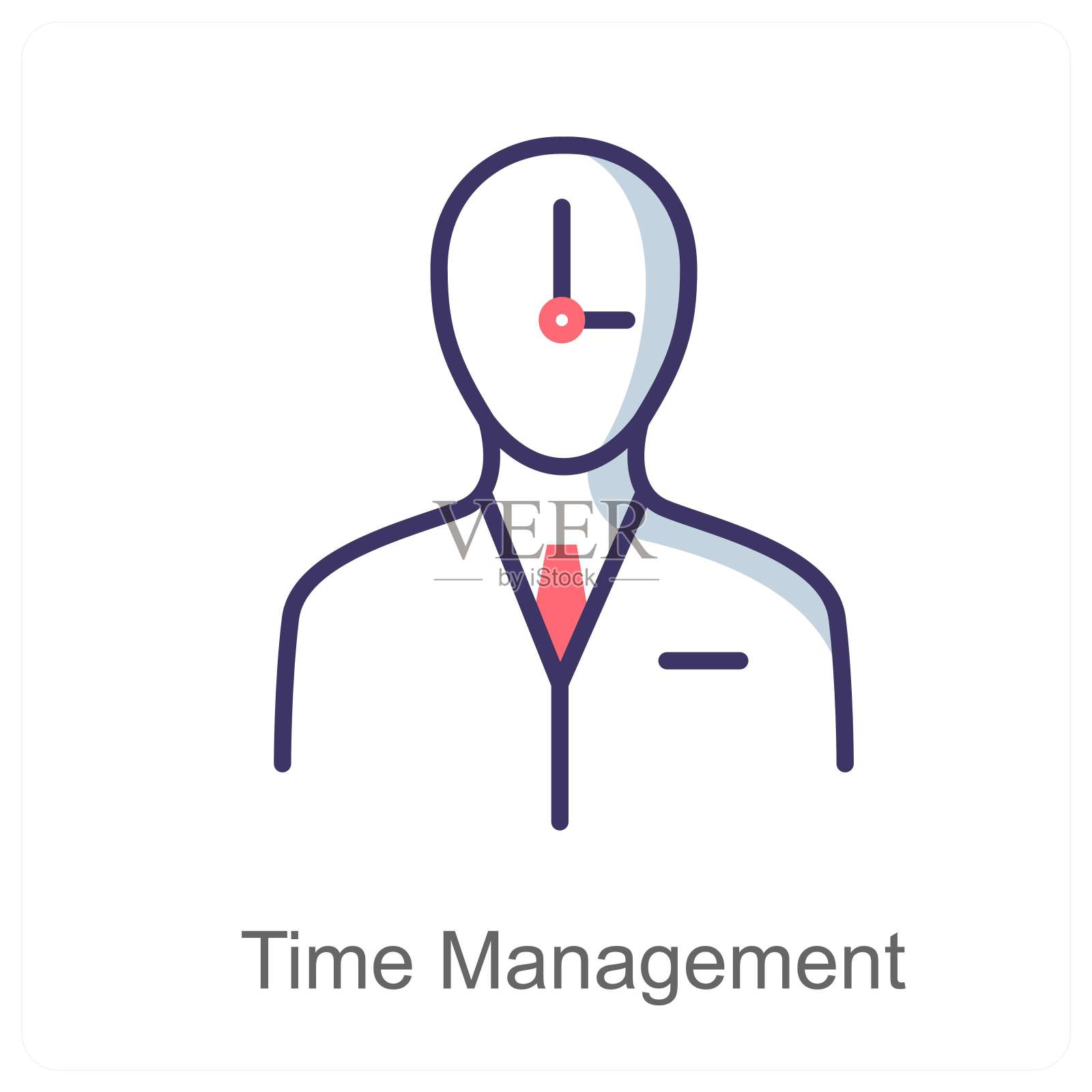 时间管理插画图片素材