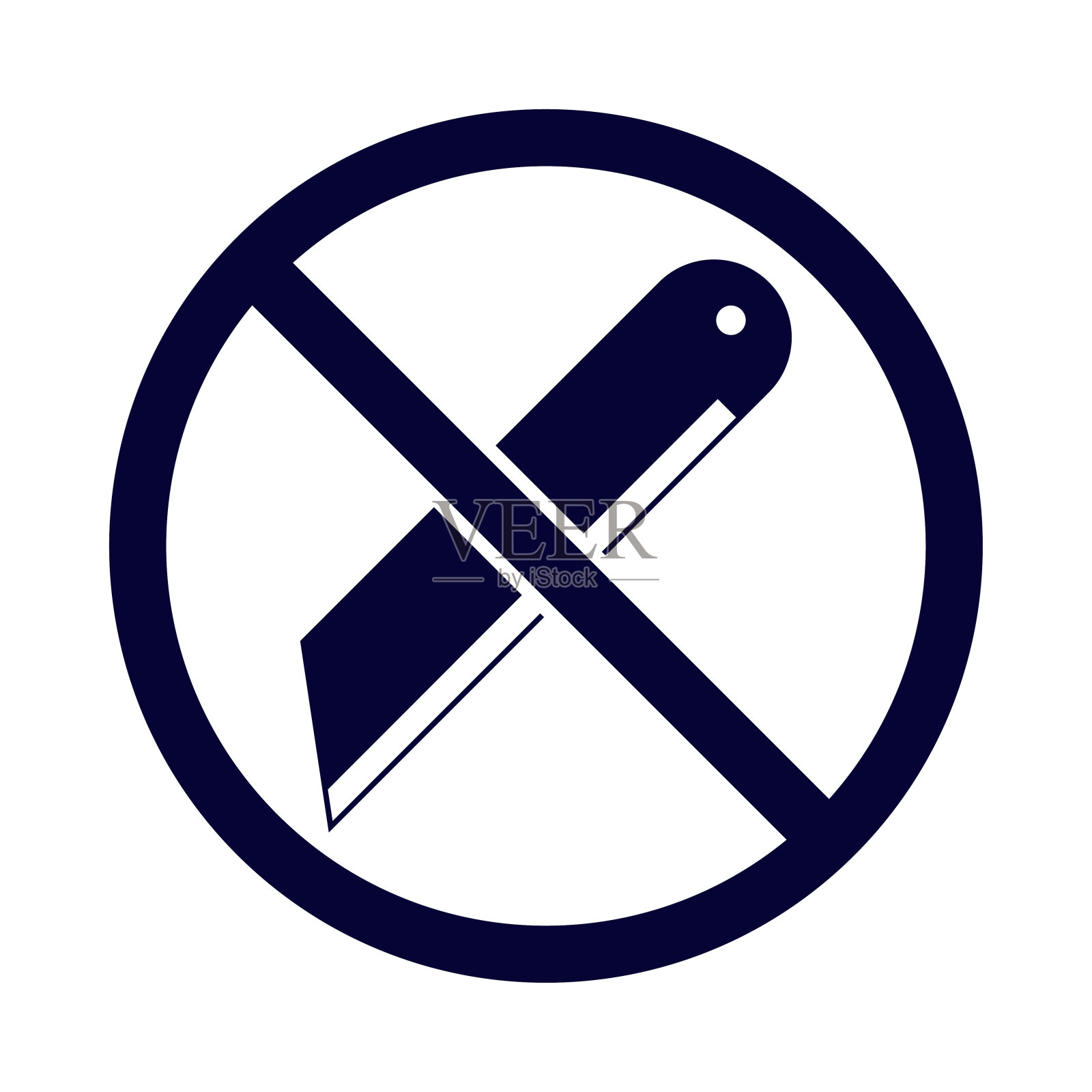 刀具,刀具,不要使用,不要使用,图标,不要使用刀具图标插画图片素材