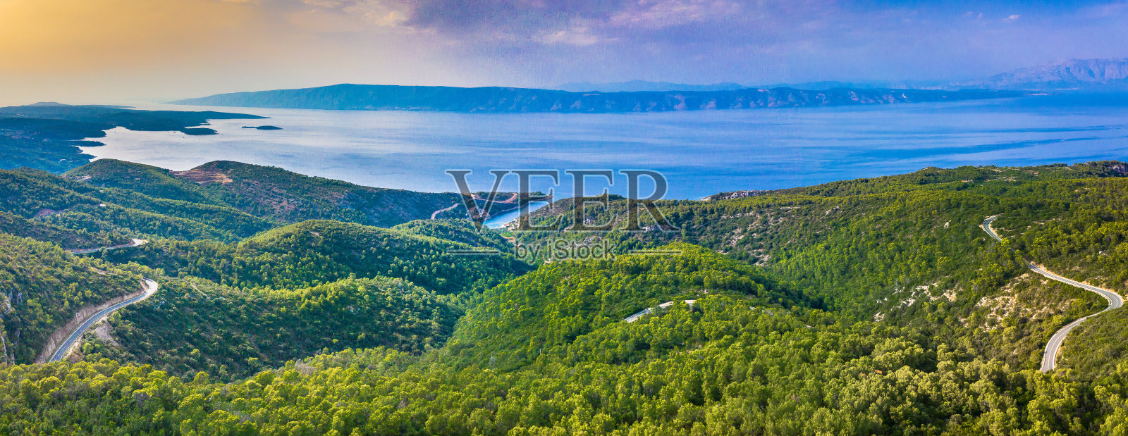 赫瓦尔岛全景图照片摄影图片