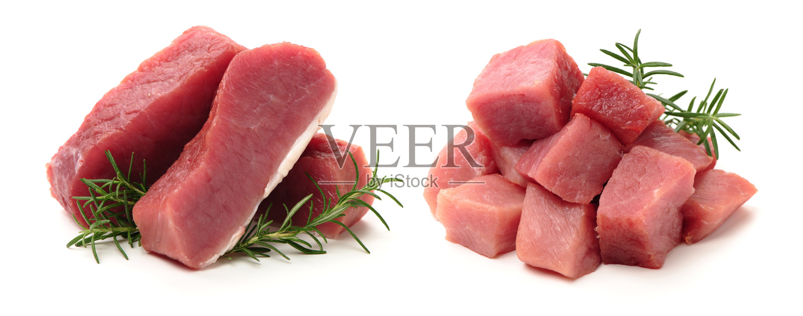 新鲜牛肉块照片摄影图片