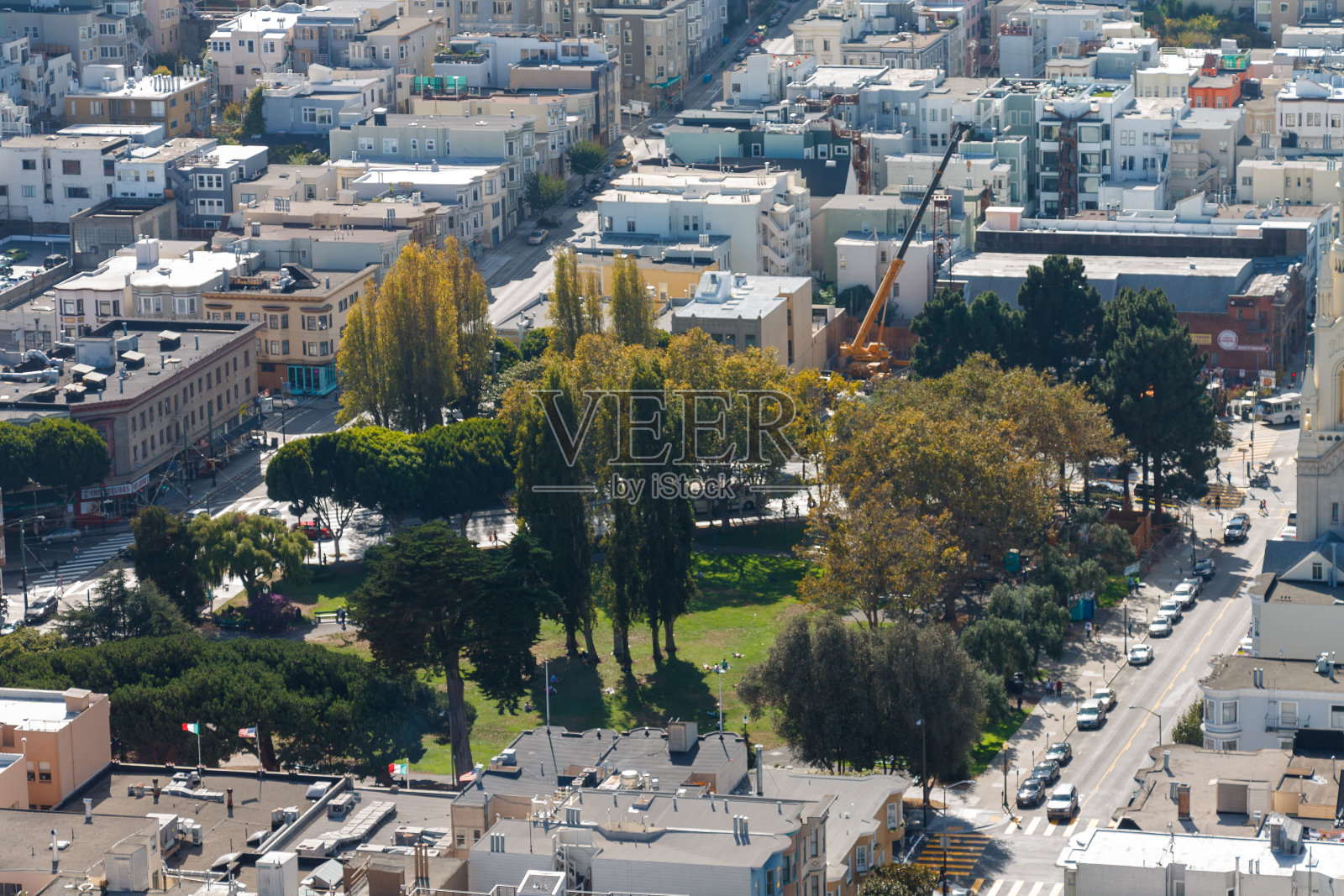 加州旧金山市中心的建筑物照片摄影图片