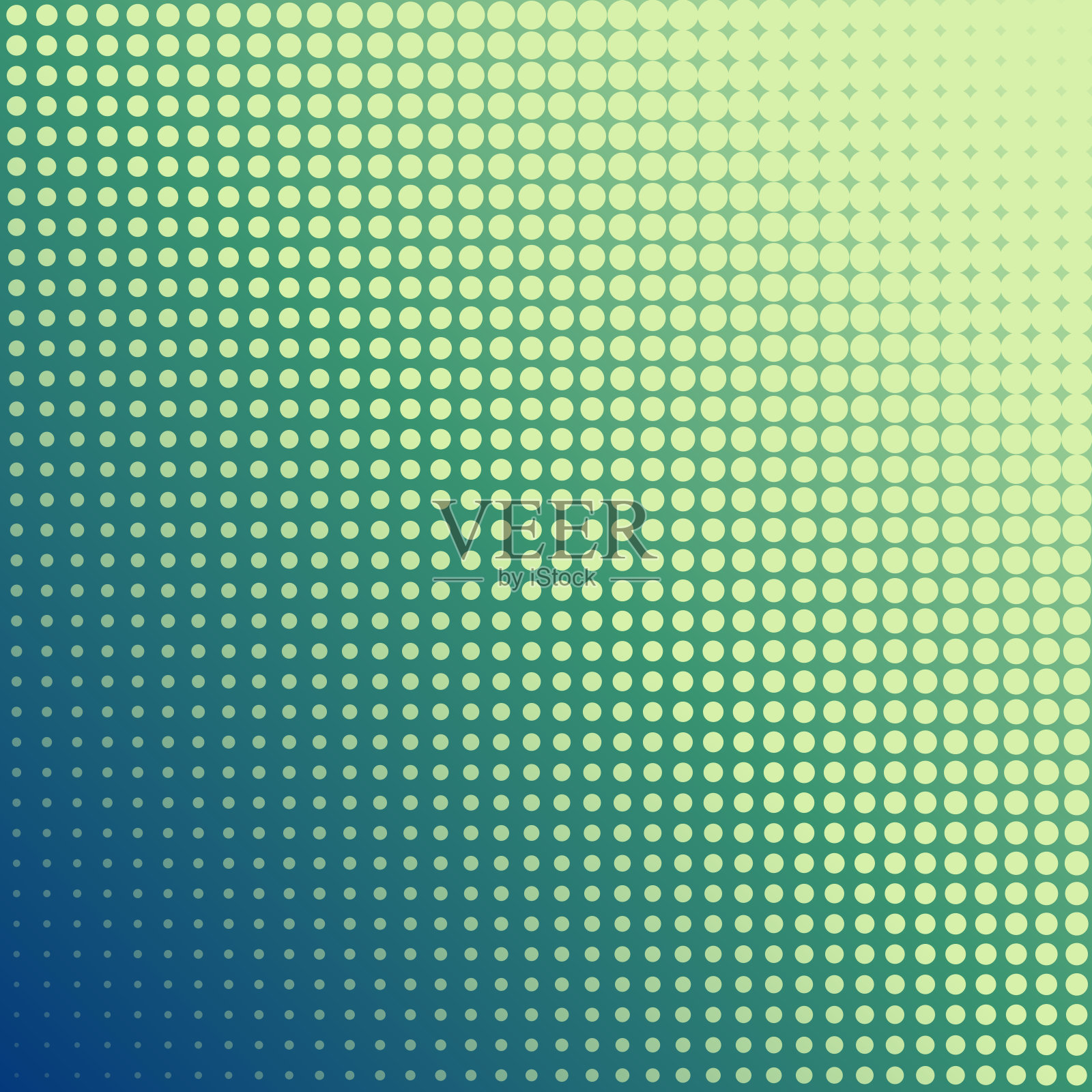 半色调背景与绿色渐变-时髦的设计插画图片素材