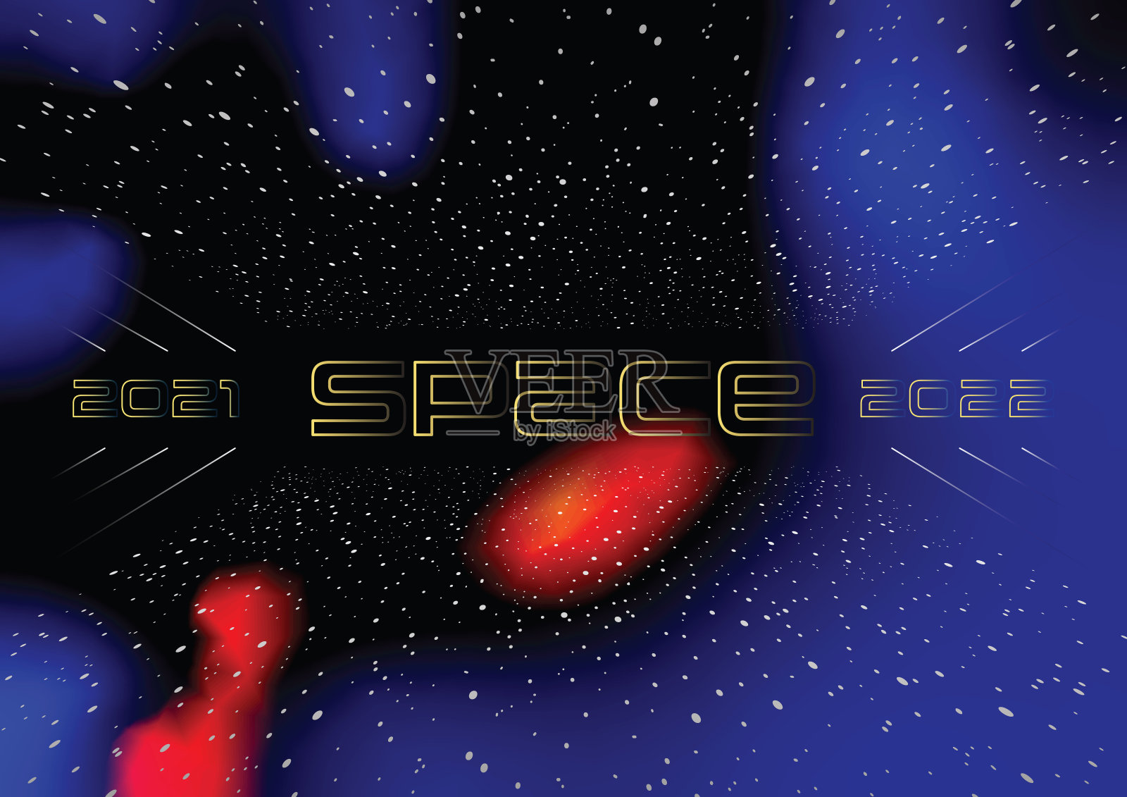 2021至2022年空间概念插画图片素材