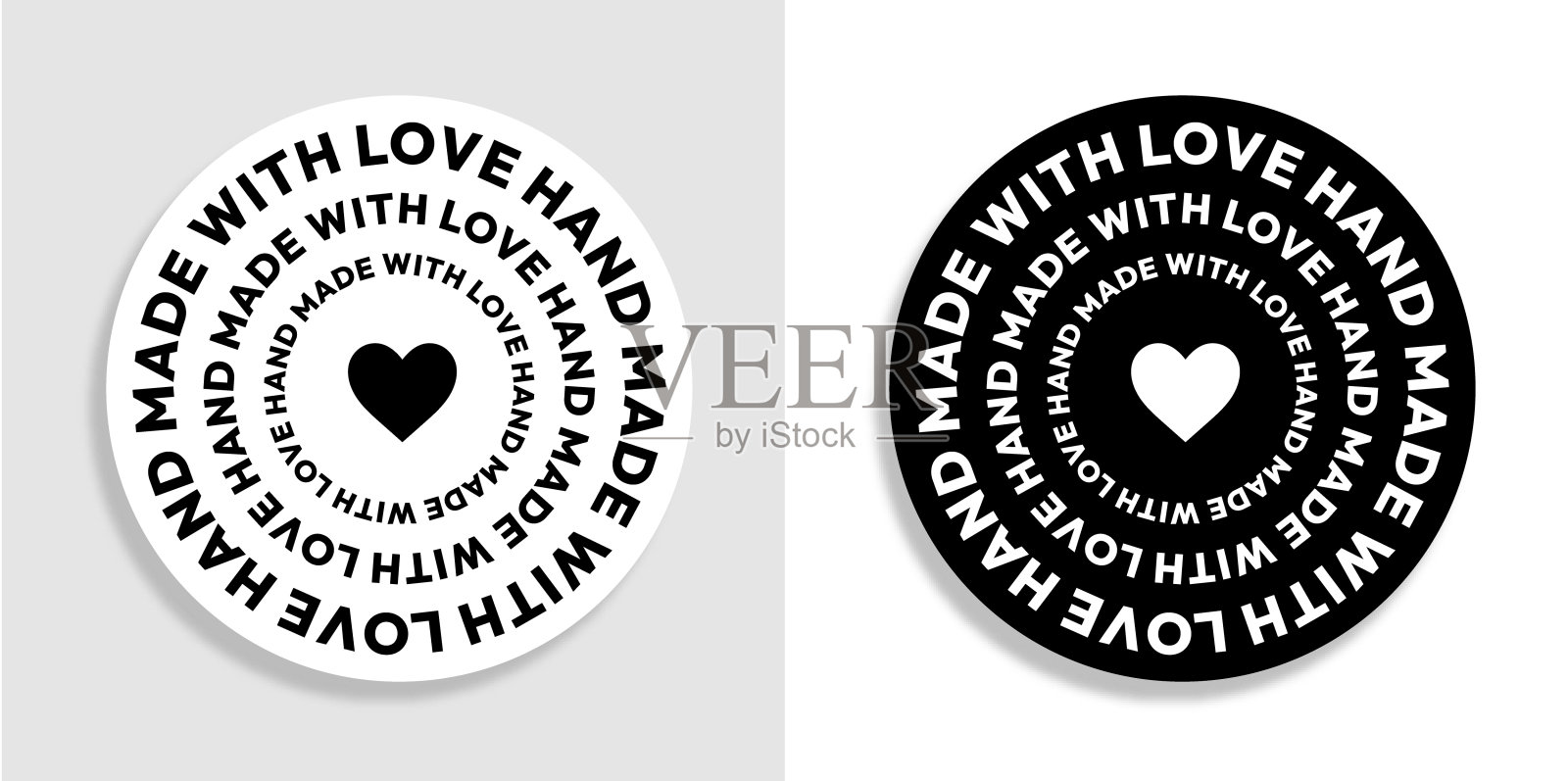 矢量感谢贴纸模板企业包装贴纸插画图片素材