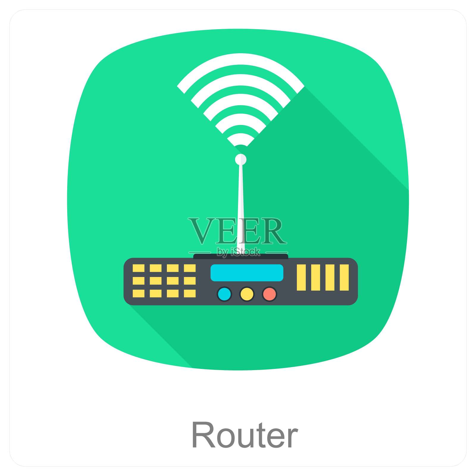 路由器插画图片素材