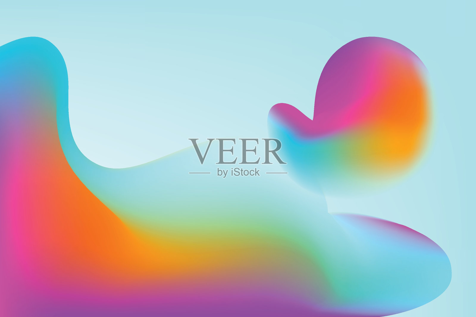 渐变颜色背景鲜艳的颜色插画图片素材