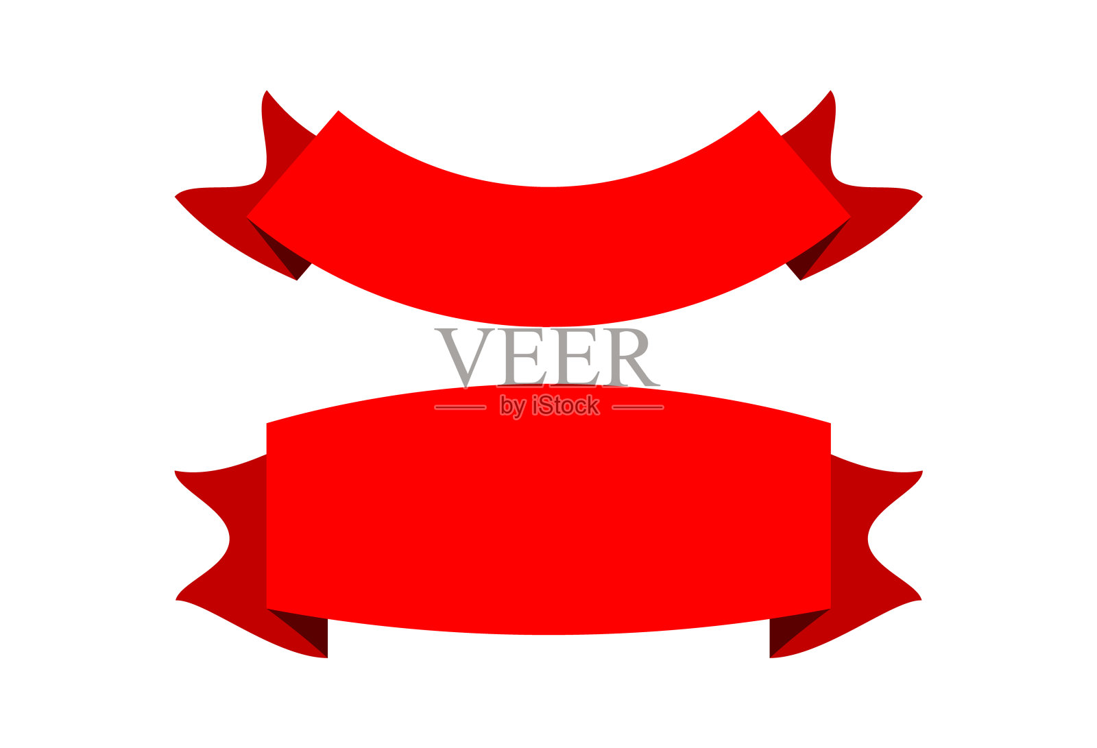 标签色带红色用于促销信息,不干胶标签色带插画图片素材