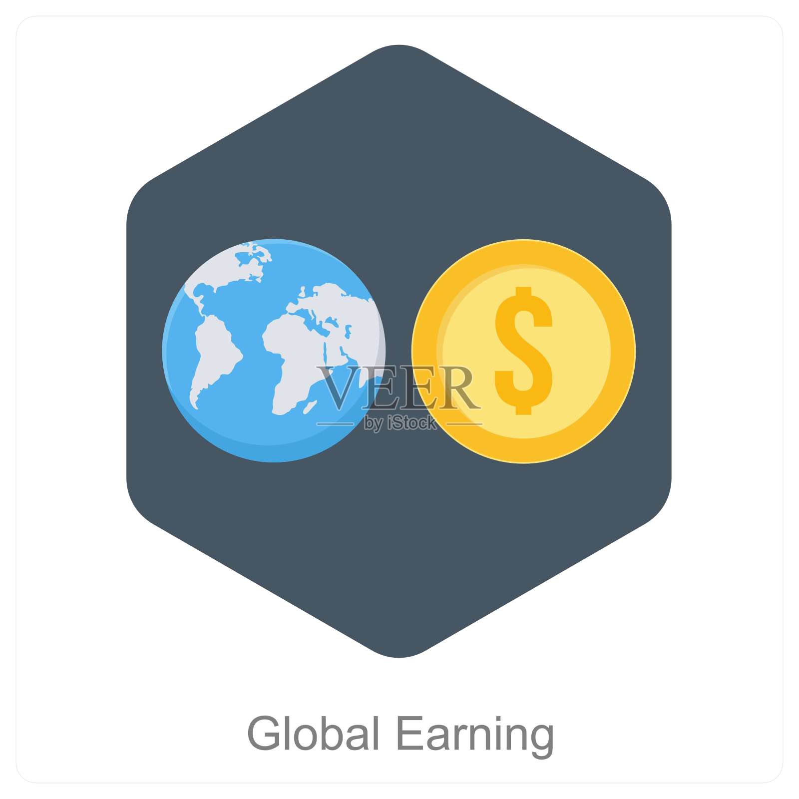 全球收入插画图片素材