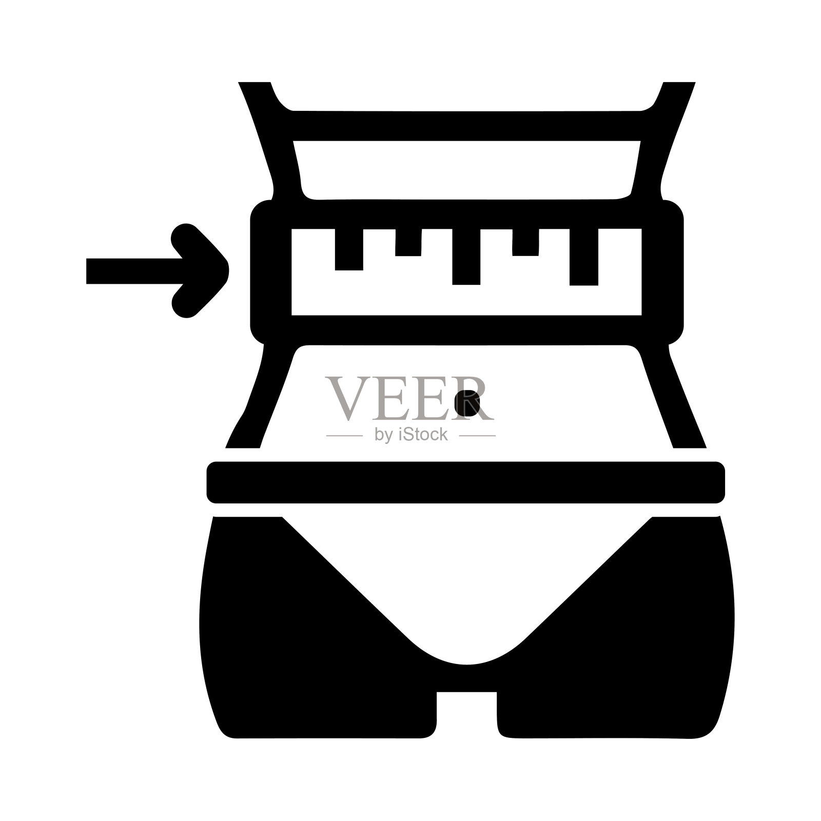 苗条的身体,苗条的食物,苗条的饮食图标插画图片素材