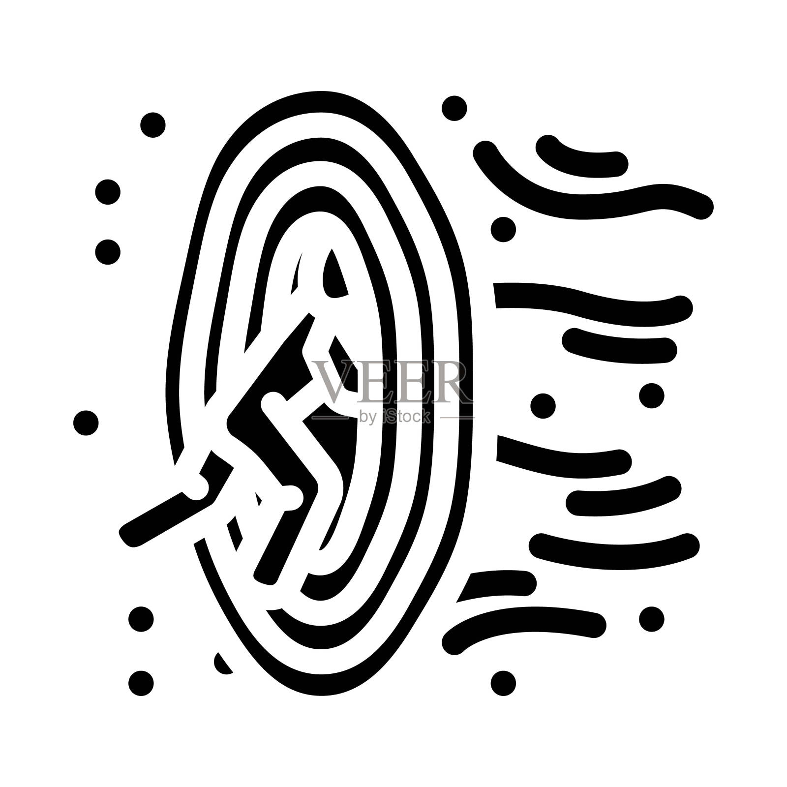 时间旅行未解之谜的象形图标矢量插图插画图片素材