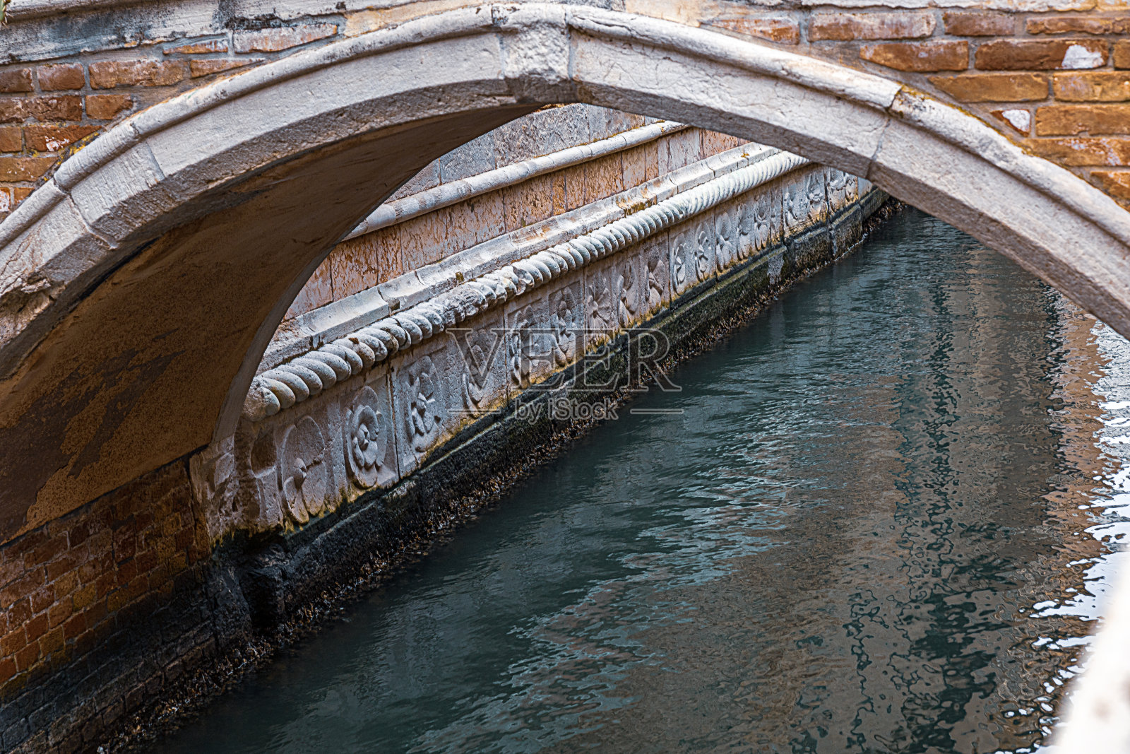 意大利威尼斯美丽的运河街道照片摄影图片