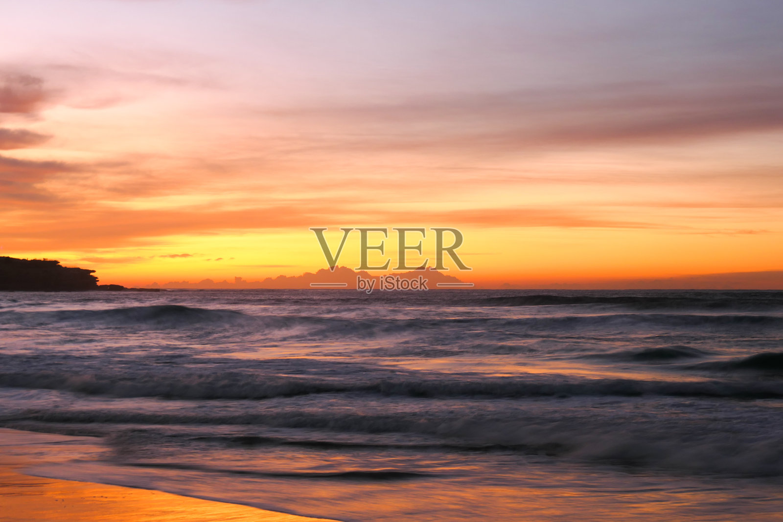 邦迪海滩黄金岬角照片摄影图片