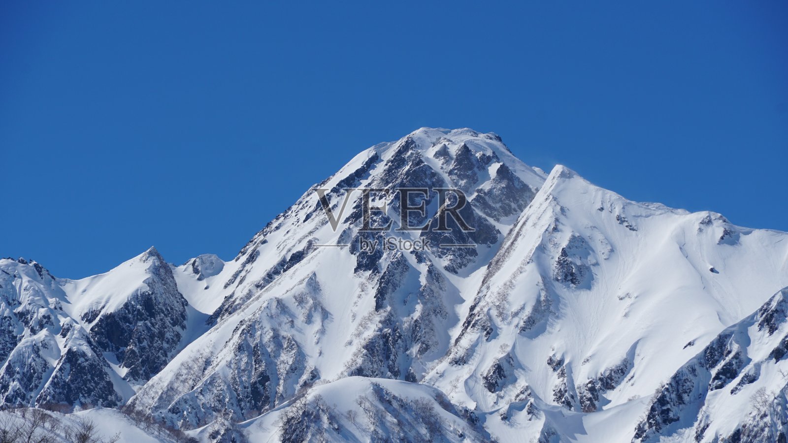 日本长野白波高丽雪场照片摄影图片