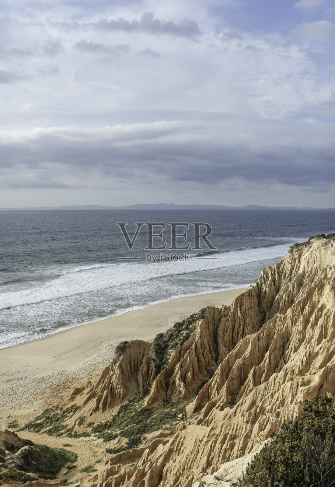 葡萄牙的Arriba化石崖照片摄影图片