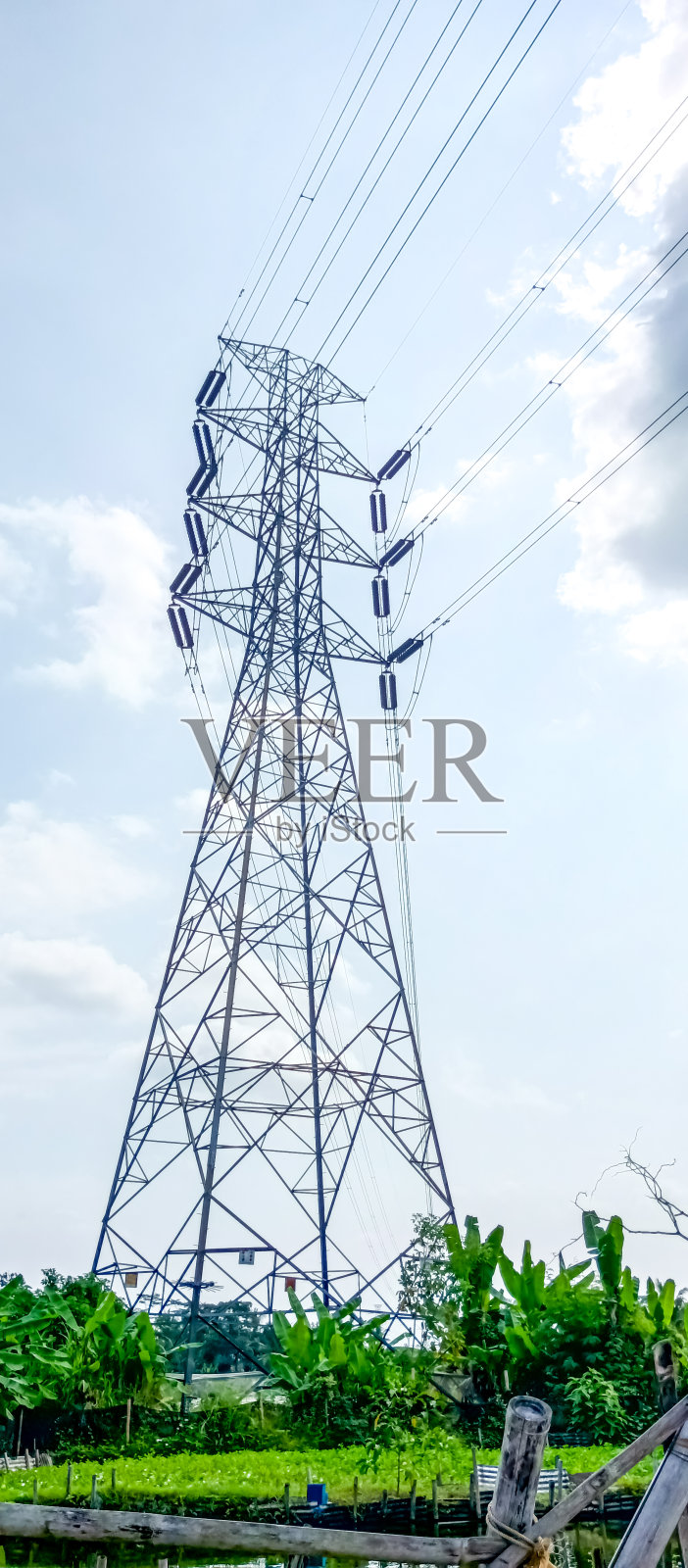 电线杆建筑施工照片摄影图片